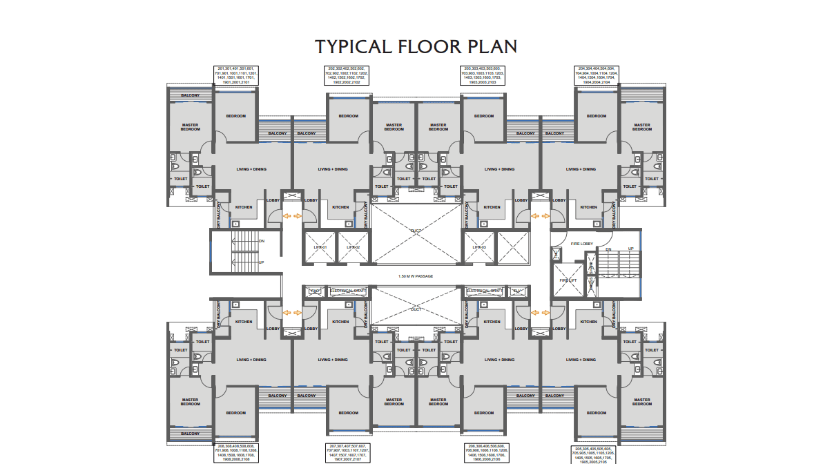 The Winds by Kolte-Patil Floor Plan 2
